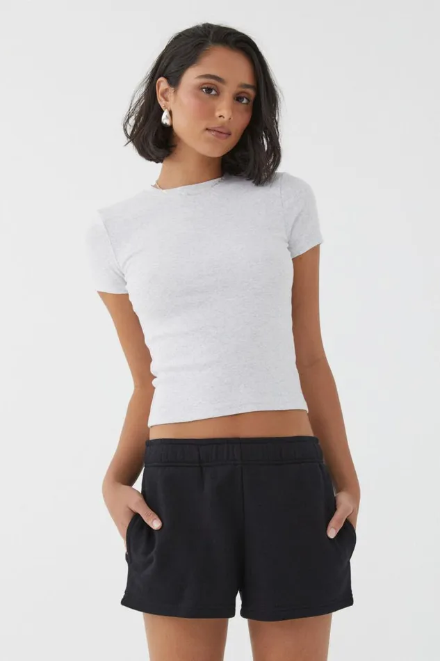 Clothing Supr Hoodies and Trackies Malia Sweat Short Black