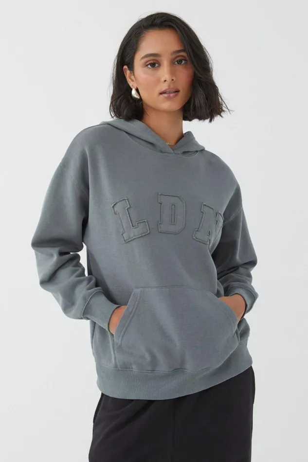 Clothing Supr Hoodies and Trackies Paige Oversized Printed Hoodie Heritage Greenldn