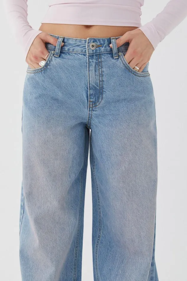 Clothing Supr Jeans Low Rise Baggy Jean Blue Blush