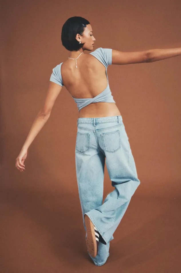 Clothing Supr Jeans Low Rise Baggy Jean Serene Blue