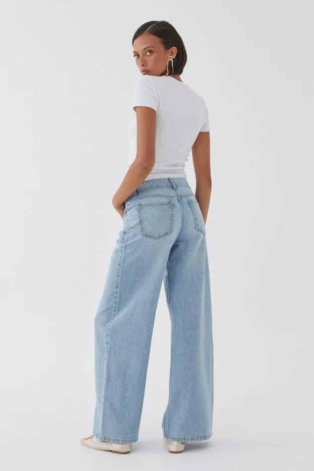 Clothing Supr Jeans Low Rise Baggy Jean Serene Blue