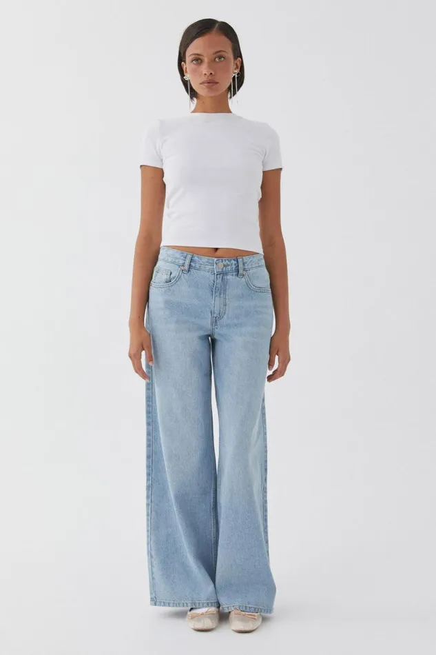 Clothing Supr Jeans Low Rise Baggy Jean Serene Blue