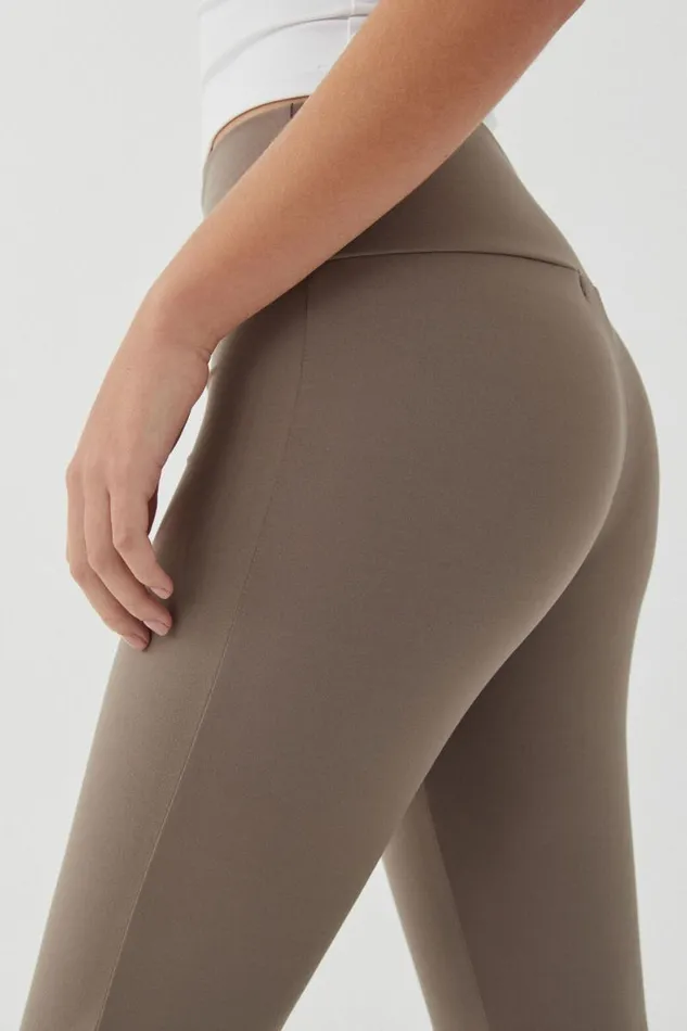 Clothing Supr Pants Active Flare Pant Creamy Mocha