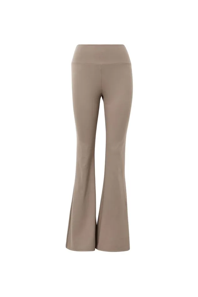 Clothing Supr Pants Active Flare Pant Creamy Mocha