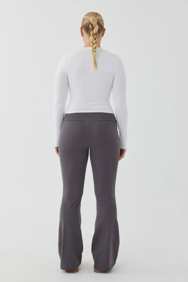 Clothing Supr Pants Active Flare Pant Granite Grey