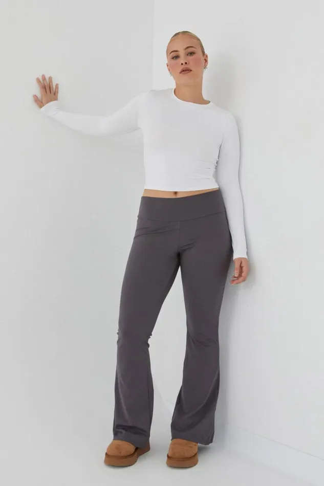 Clothing Supr Pants Active Flare Pant Granite Grey
