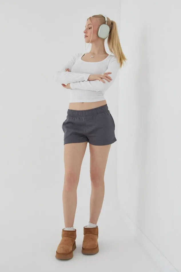 Clothing Supr Shorts Malia Sweat Short Navy Smoke