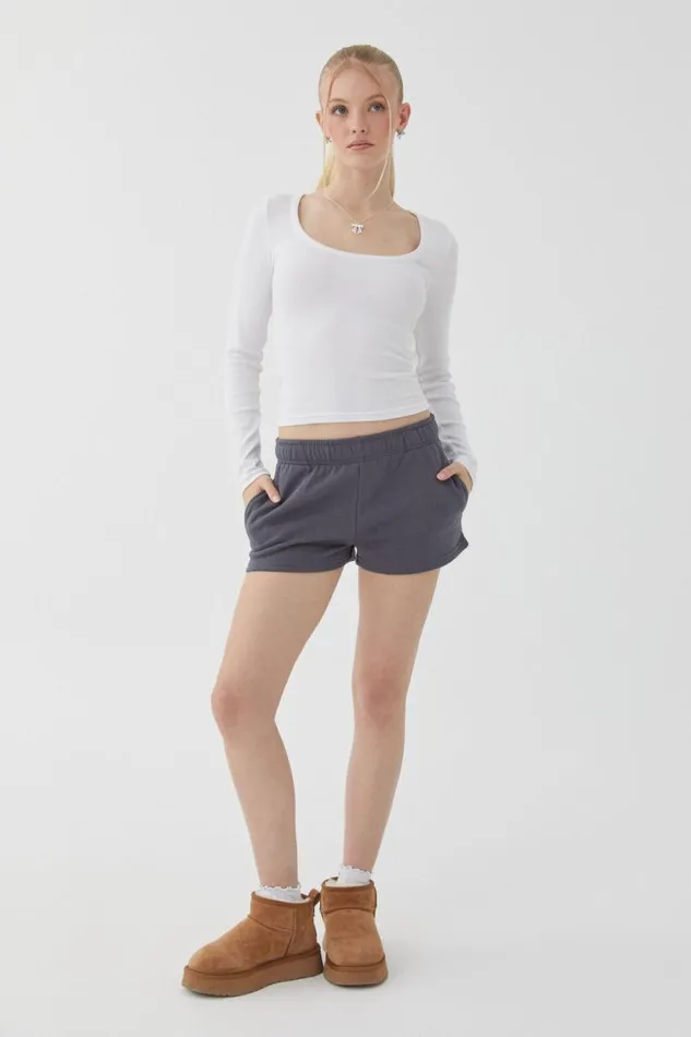 Clothing Supr Shorts Malia Sweat Short Navy Smoke