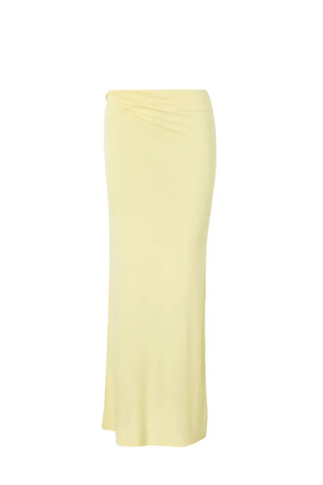 Clothing Supr Skirts Soft Twist Maxi Skirt Golden Butter
