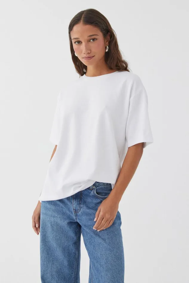 Clothing Supr T Shirts Oversized Tee White