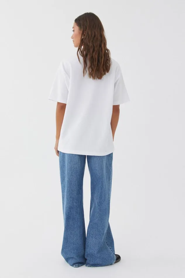 Clothing Supr T Shirts Oversized Tee White