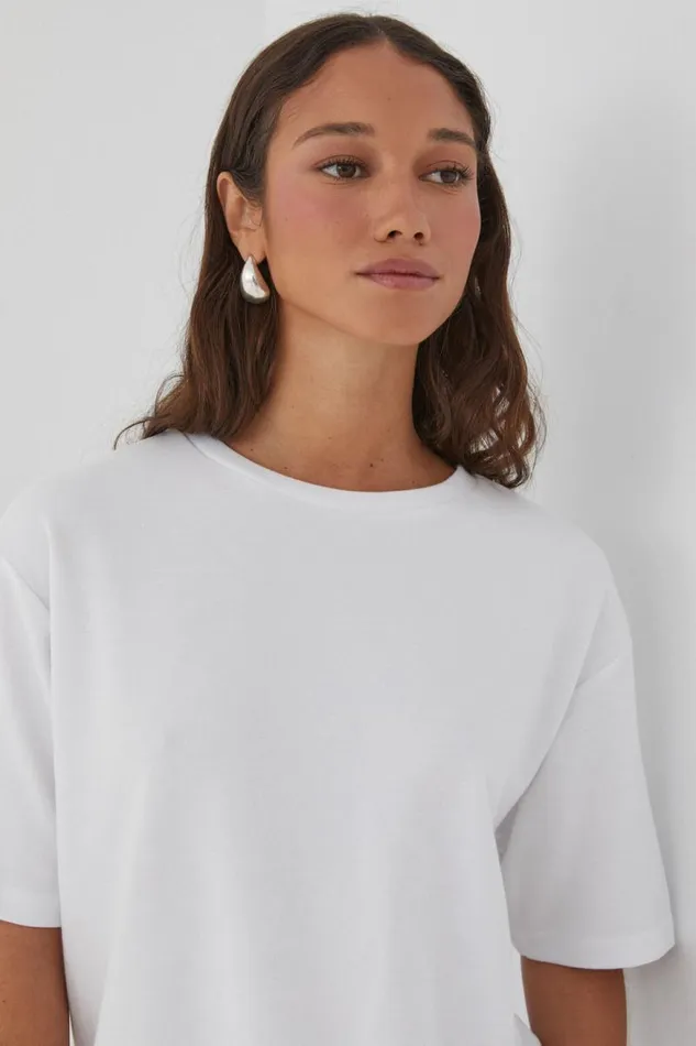Clothing Supr T Shirts Oversized Tee White