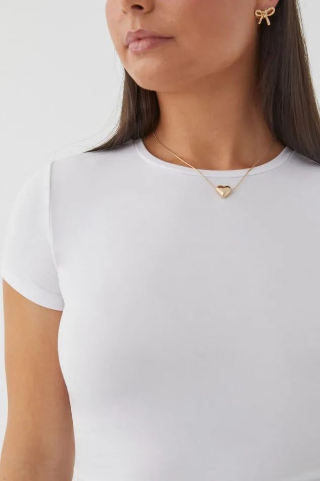 Clothing Supr T Shirts Soft Longline Tee White