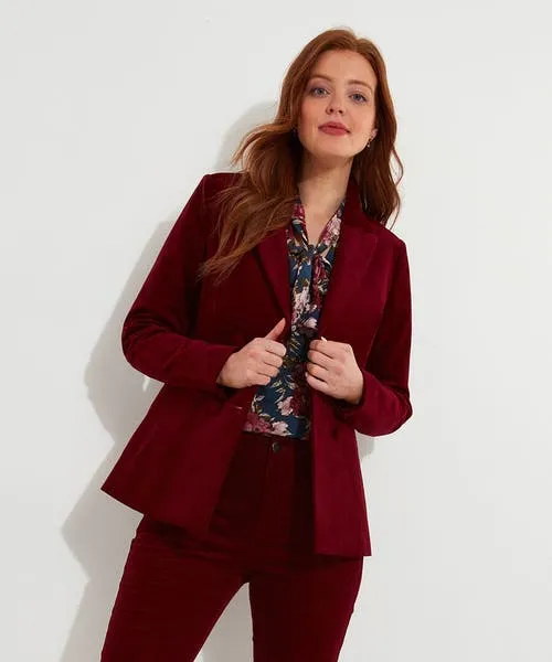 Coats and Jackets Apparel Joebrowns Double Breasted Cord Jacket Berry