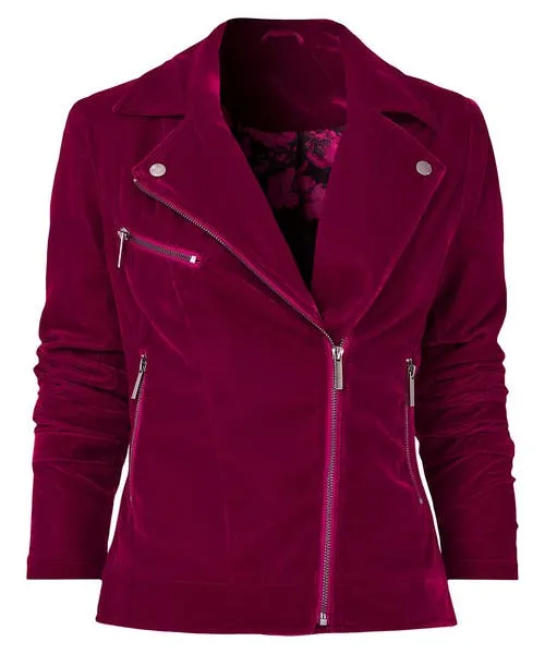 Coats and Jackets Apparel Joebrowns Wonderfully Velour Jacket Magenta Coats and Jackets Apparel Joebrowns Wonderfully Velour Jacket Magenta