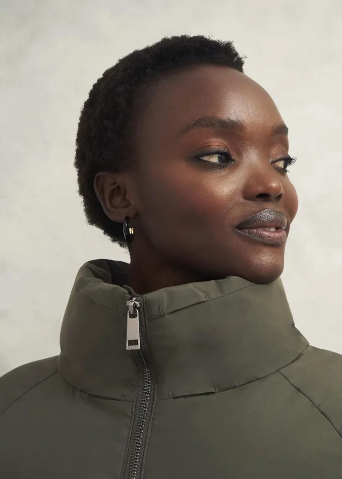 Coats and Jackets Women HOBBS Frome Puffer New Green