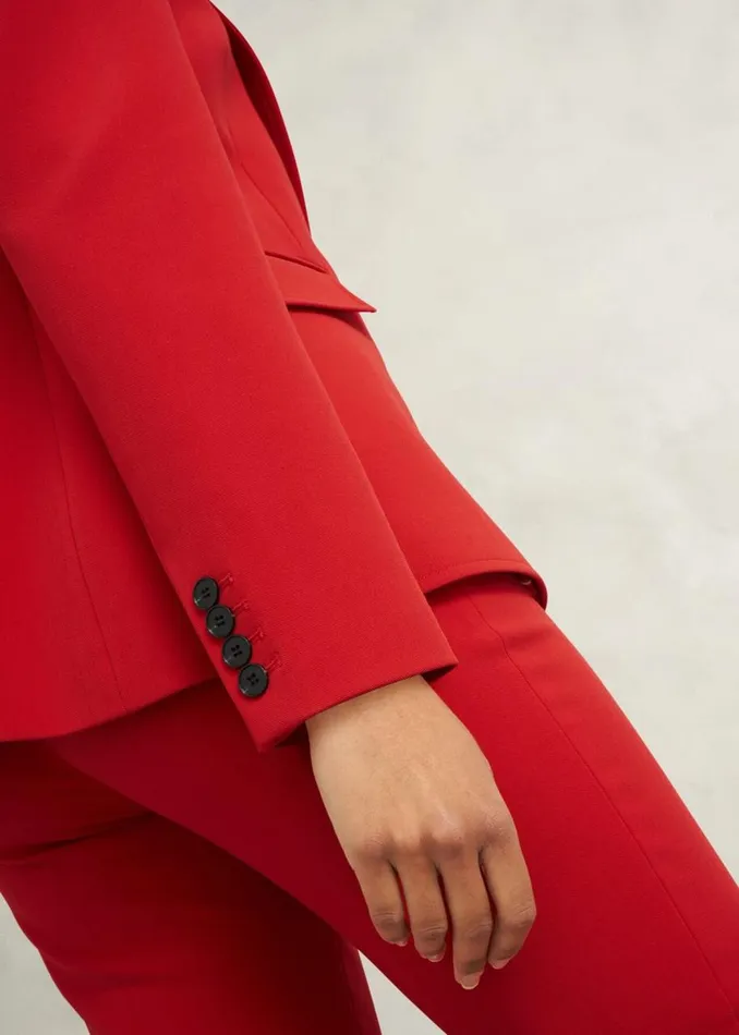 Coats and Jackets Women HOBBS Miley Suit Jacket Begonia Red