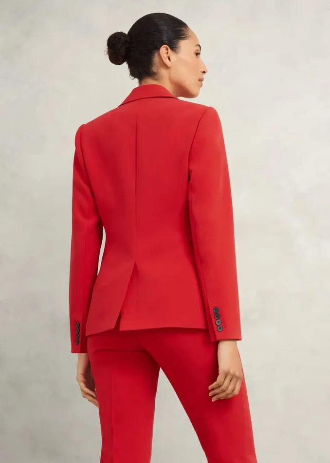 Coats and Jackets Women HOBBS Miley Suit Jacket Begonia Red