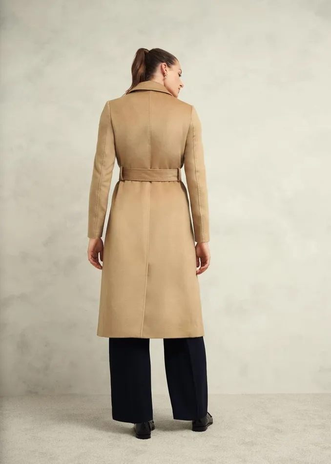 Coats and Jackets Women HOBBS Petite Livia Wool Coat Hobbs Camel