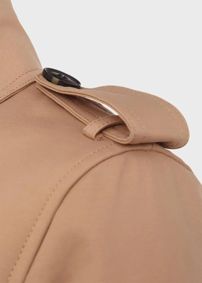 Coats and Jackets Women HOBBS Saskia Shower Resistant Trench Coat Tan