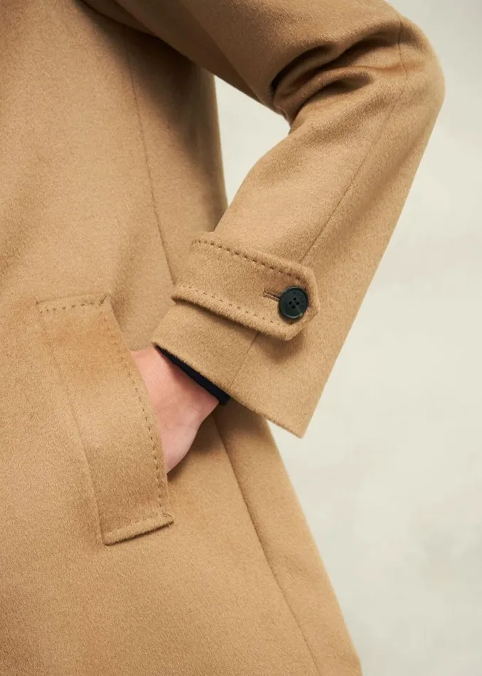 Coats and Jackets Women HOBBS Vivienne Wool Coat Warm Beige