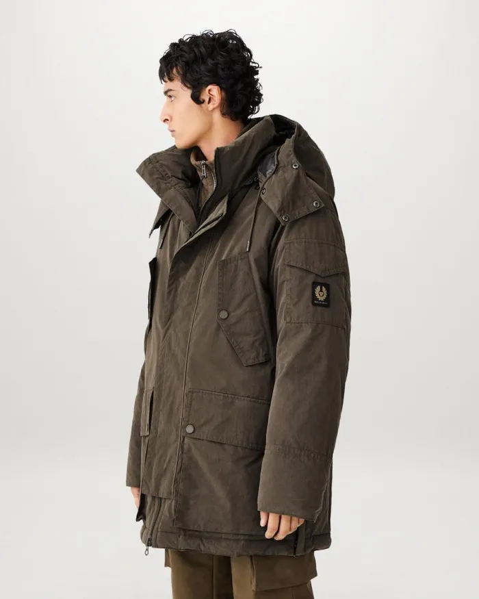 Coats and Parkas Men Belstaff Dispatch Parka Clay Brown