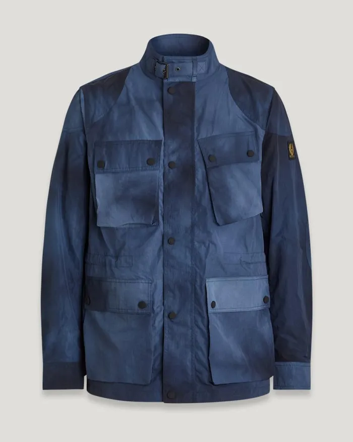 Coats and Parkas Men Belstaff Fieldmaster Jacket Dark Ink
