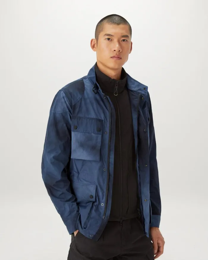 Coats and Parkas Men Belstaff Fieldmaster Jacket Dark Ink Coats and Parkas Men Belstaff Fieldmaster Jacket Dark Ink