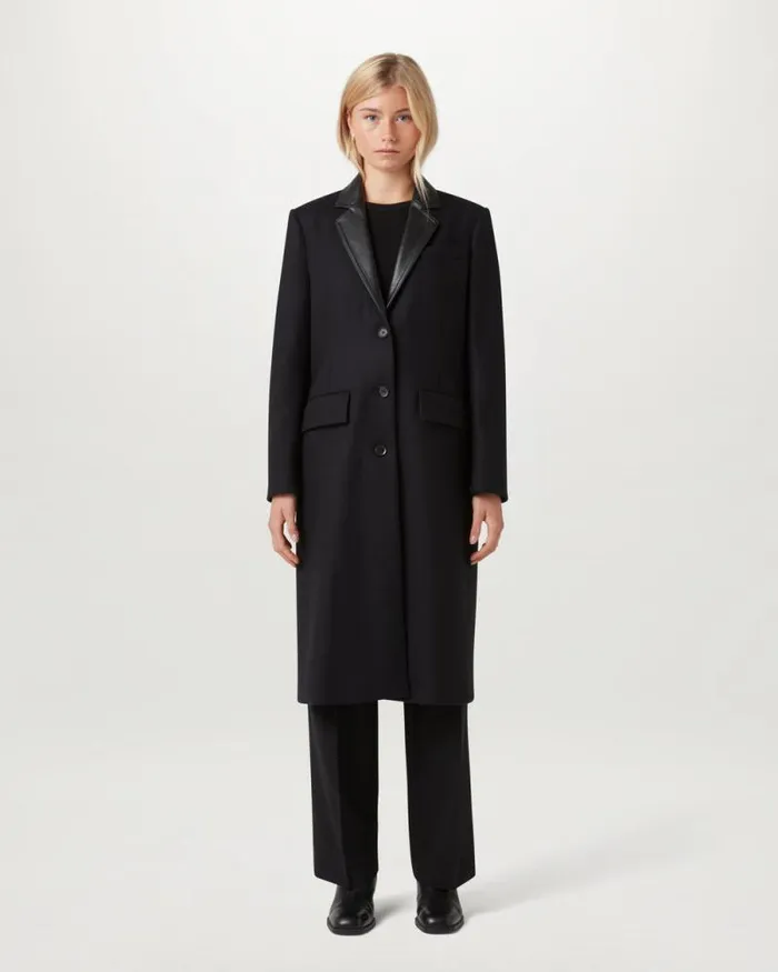 Coats and Parkas Women Belstaff Ore Coat Black Coats and Parkas Women Belstaff Ore Coat Black