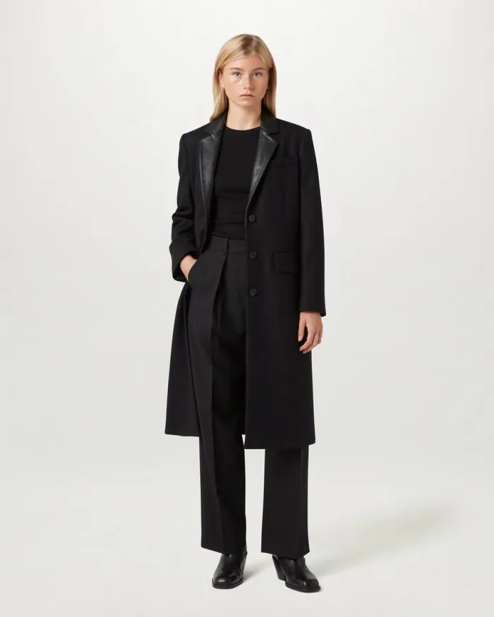 Coats and Parkas Women Belstaff Ore Coat Black Coats and Parkas Women Belstaff Ore Coat Black
