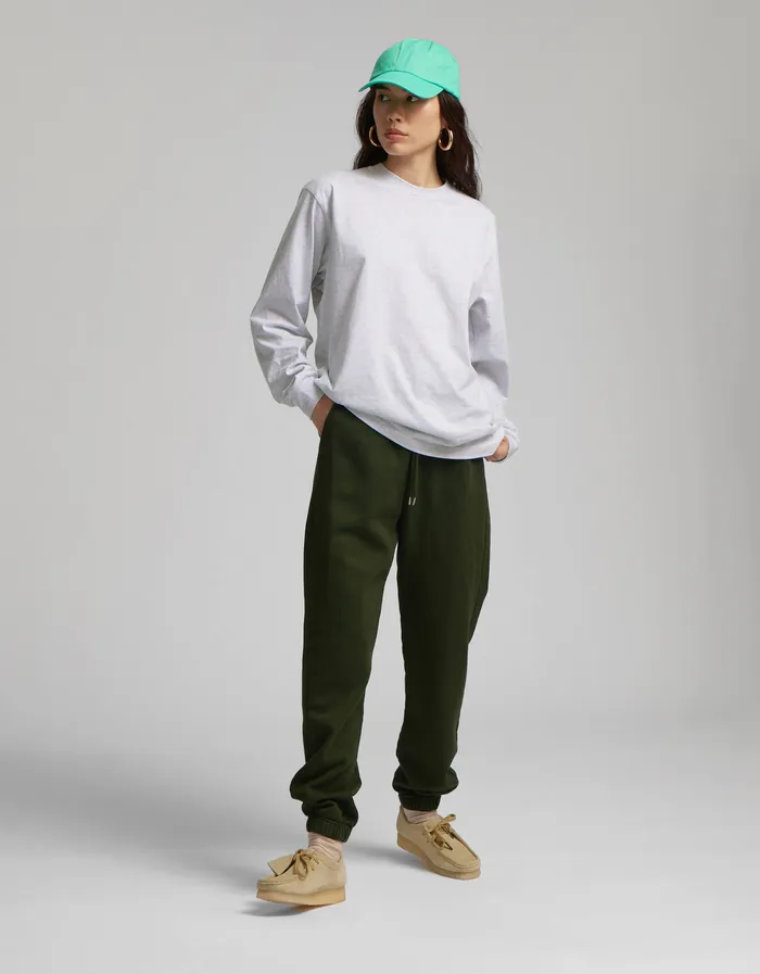Colorfulstandard TShirts Women Oversized Organic LS TShirt 8211 Pine Green