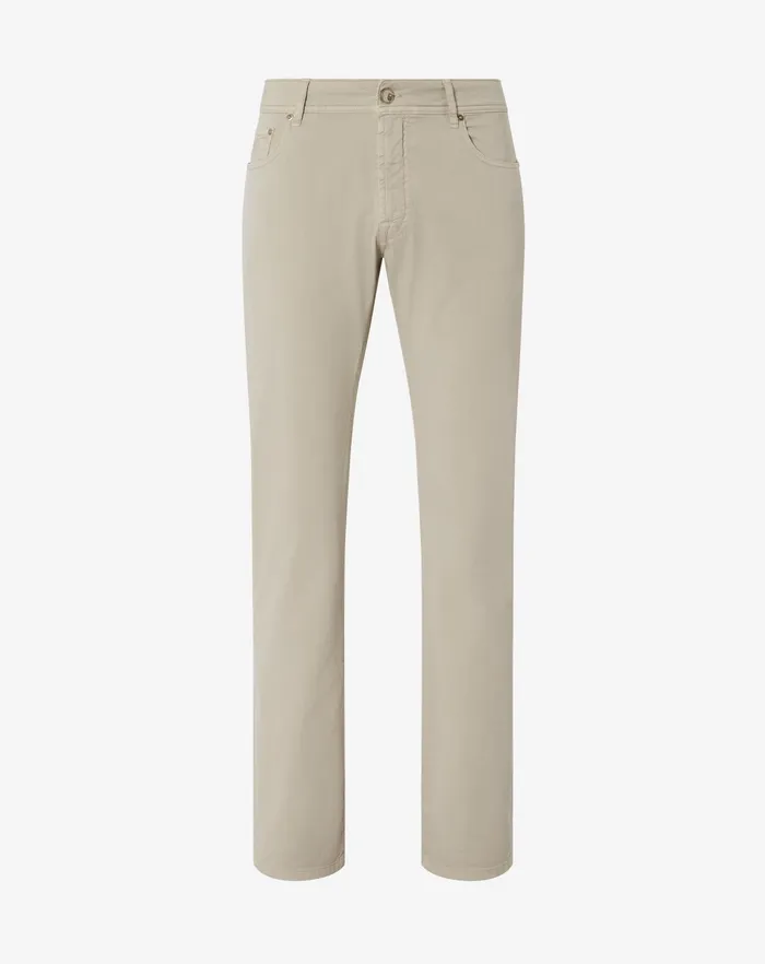 Corneliani Pants Rope Brown Stretch Gabardine 5pocket Trousers 8211 Men