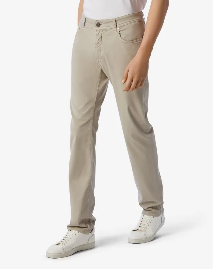 Corneliani Pants Rope Brown Stretch Gabardine 5pocket Trousers 8211 Men
