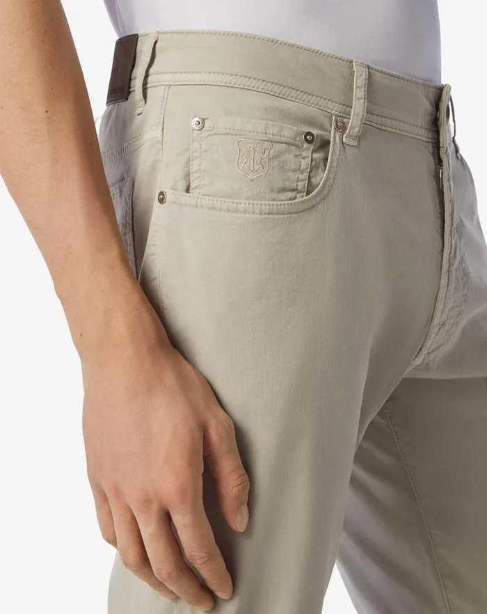 Corneliani Pants Rope Brown Stretch Gabardine 5pocket Trousers 8211 Men
