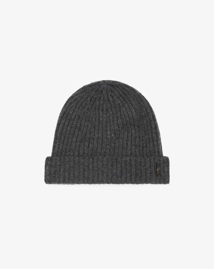 Corneliani Scarves And Hats Melange Grey Sublime Cashmere Beanie Hat For Men 8211 Men