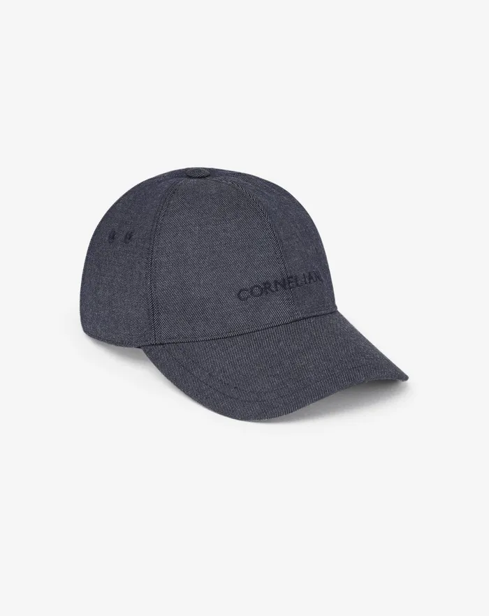 Corneliani Scarves And Hats Navy Blue Wool Baseball Cap For Men 8211 Men
