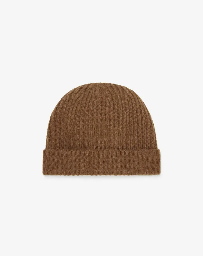 Corneliani Scarves And Hats Tobacco Brown Sublime Cashmere Beanie Hat For Men 8211 Men