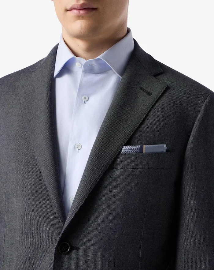 Corneliani Ties And Pochette Beigelight Blue Pure Silk Satin Pocket Square For Men 8211 Men