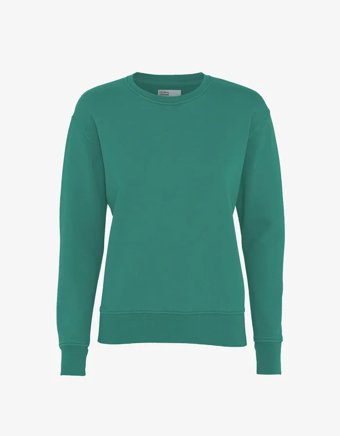 Crewneck Sweatshirts Colorfulstandard Women Women Classic Organic Crew 8211 Pine Green