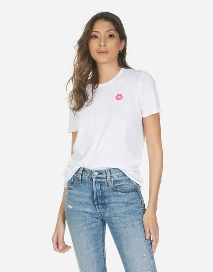 Croft Elements Rainbow White Women039s Lauren Moshi Short Sleeve