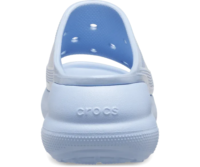 Crush Meta Pearl Slide Blue Calcite Women Crocs Platforms 038 Wedges