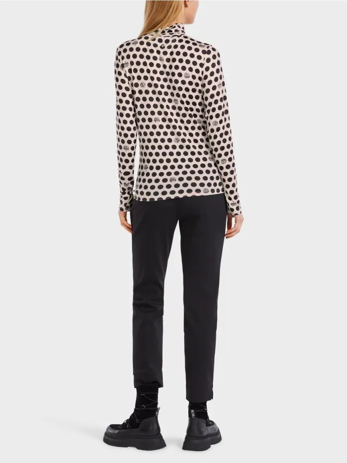Damen Marc Cain Shirts and Tops Longsleeve Mit Rollkragen Black