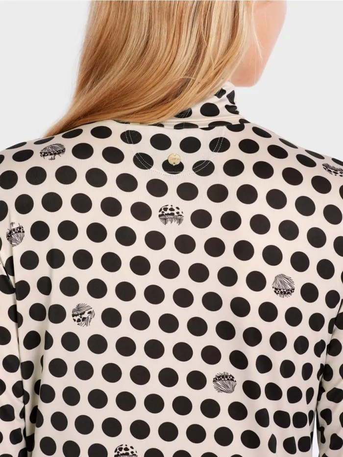 Damen Marc Cain Shirts and Tops Longsleeve Mit Rollkragen Black
