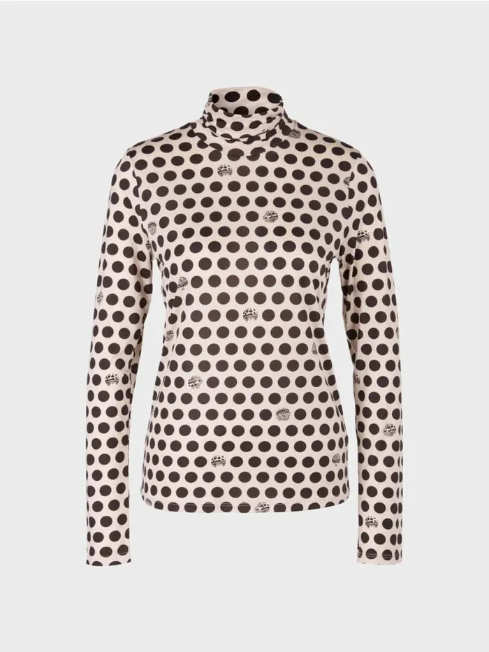 Damen Marc Cain Shirts and Tops Longsleeve Mit Rollkragen Black