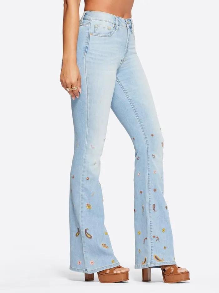 Denim Clothing Jessica Simpson Charmed Flare In Bloom