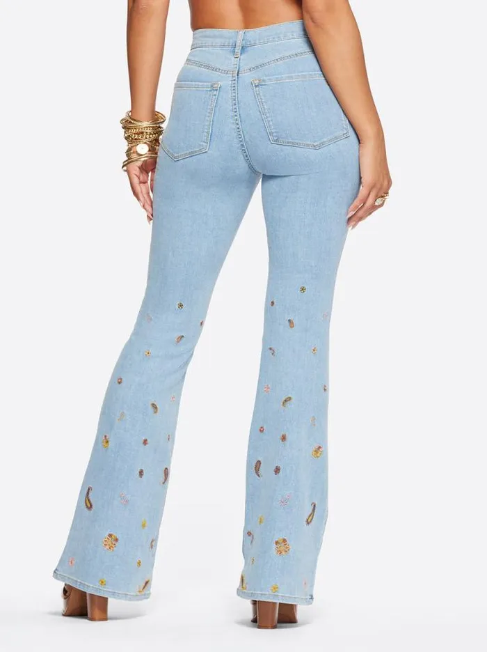 Denim Clothing Jessica Simpson Charmed Flare In Bloom