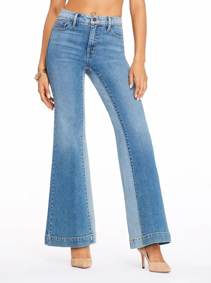 Denim Clothing Jessica Simpson True Love Wide Leg Trouser Jeans In Rendezvous Off Road