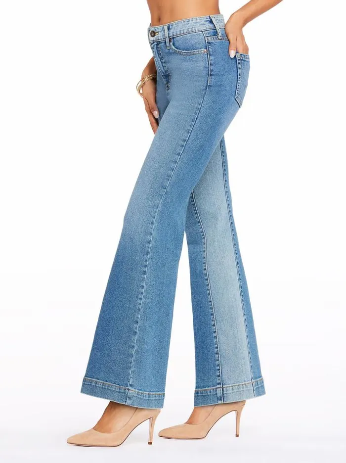 Denim Clothing Jessica Simpson True Love Wide Leg Trouser Jeans In Rendezvous Off Road