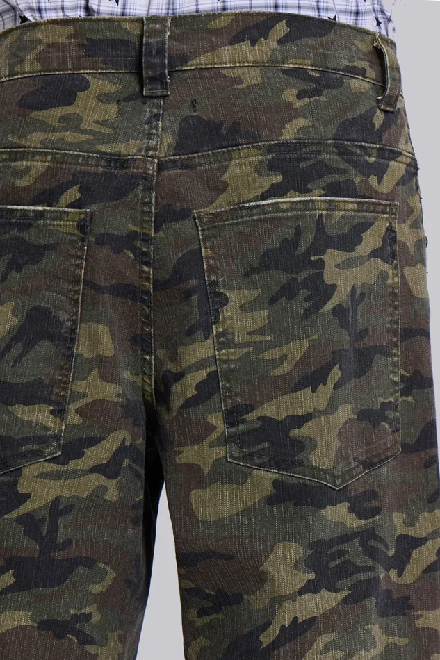 Denim Jaded London Men Shop Camo Colossus Baggy Jeans