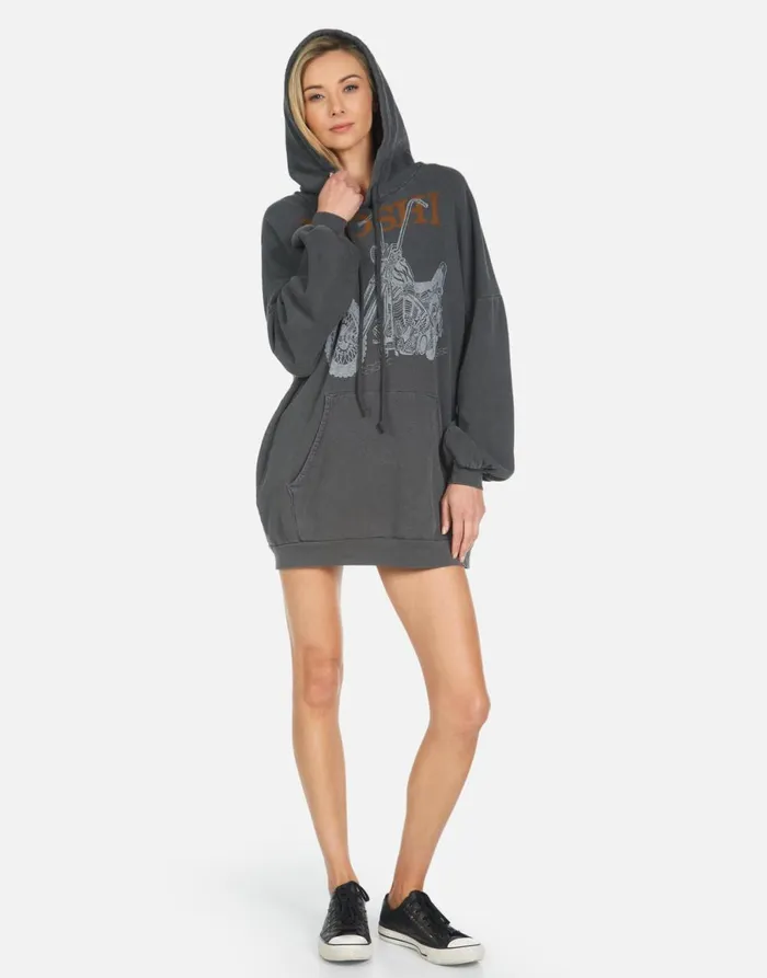 Desiree Moshi Ride Pigment Black Women039s Lauren Moshi Hoodies